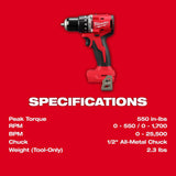 M18 Compact Brushless 2-Tool Combo Kit 3693-22CX