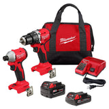 M18 Compact Brushless 2-Tool Combo Kit 3693-22CX