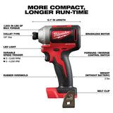 M18 Compact Brushless Drill Driver/Impact Driver Combo Kit 2892-22CT