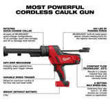 M18 Cordless 10 oz Caulk and Adhesive Gun (Bare Tool) 2641-20