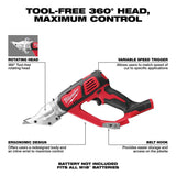 M18 Cordless 18 Gauge Double Cut Shear (Bare Tool) 2635-20