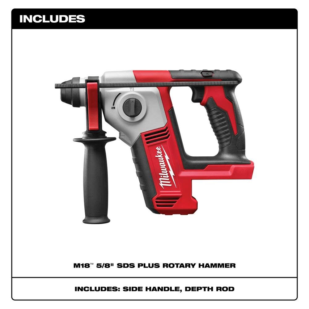 M18 Cordless 5/8inch SDS Plus Rotary Hammer (Bare Tool) 2612-20