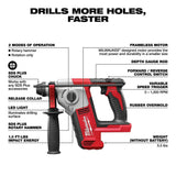 M18 Cordless 5/8inch SDS Plus Rotary Hammer (Bare Tool) 2612-20