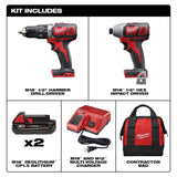 M18 Cordless Lithium-Ion 2-Tool Combo Kit 2697-22CT