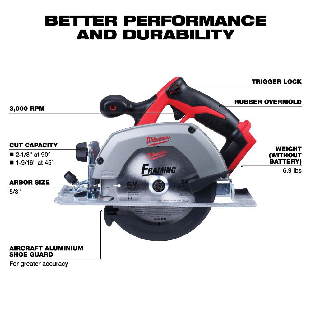 M18 Cordless Lithium-Ion 6-Tool Combo Kit 2696-26