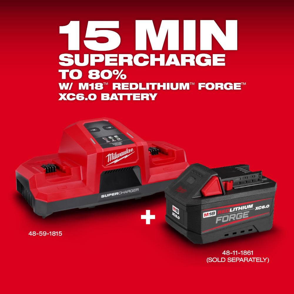 M18 Dual Bay Simultaneous Super Charger 48-59-1815