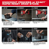 M18 FORCE LOGIC 10-Ton Knockout Tool 1/2 in. to 2 in. Kit 2676-22