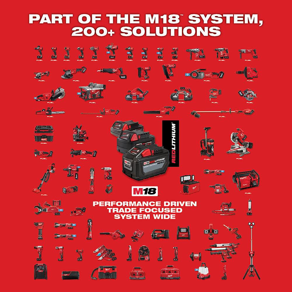 M18 FORCE LOGIC 10-Ton Knockout Tool 1/2 in. to 2 in. Kit 2676-22