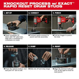 M18 FORCE LOGIC 10-Ton Knockout Tool 1/2 in. to 4 in. Kit 2676-23