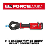 M18 FORCE LOGIC 11T Dieless Latched Linear Utility Crimper Kit 2876-22