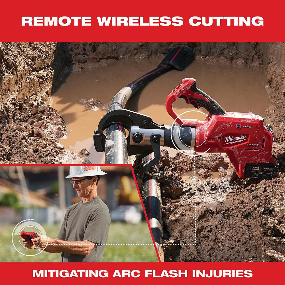 M18 FORCE LOGIC 3 in. Underground Cable Cutter with Wireless Remote 2776R-21