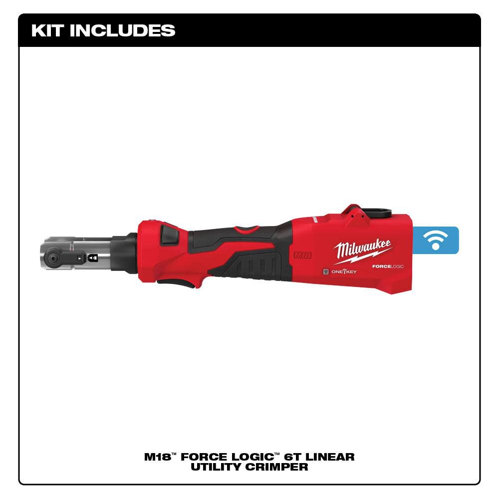 M18 FORCE LOGIC 6T Linear Utility Crimper (Bare Tool) 2978-20