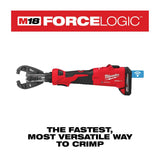 M18 FORCE LOGIC 6T Linear Utility Crimper Kit with Kearney Jaw 2978-22K