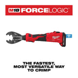 M18 FORCE LOGIC 6T Linear Utility Crimper Kit with O-D3 Jaw 2978-22O