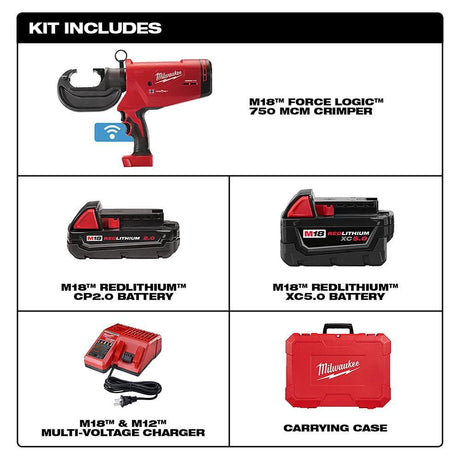 M18 Force Logic 750 MCM Crimper 2779-22