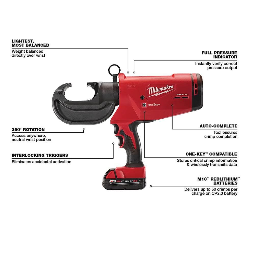 M18 Force Logic 750 MCM Crimper 2779-22