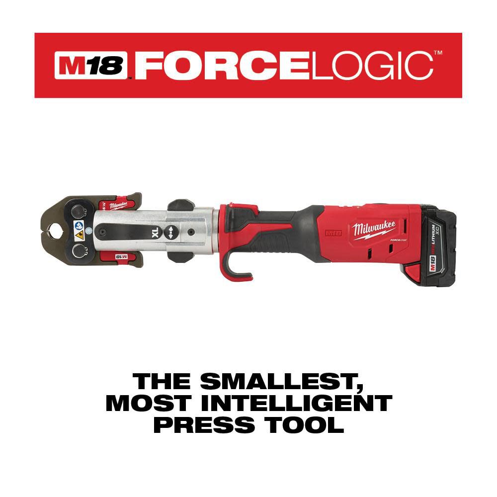 M18 FORCE LOGIC Long Throw Press Tool 1/2 in. to 1 in. Kit 2773-22L