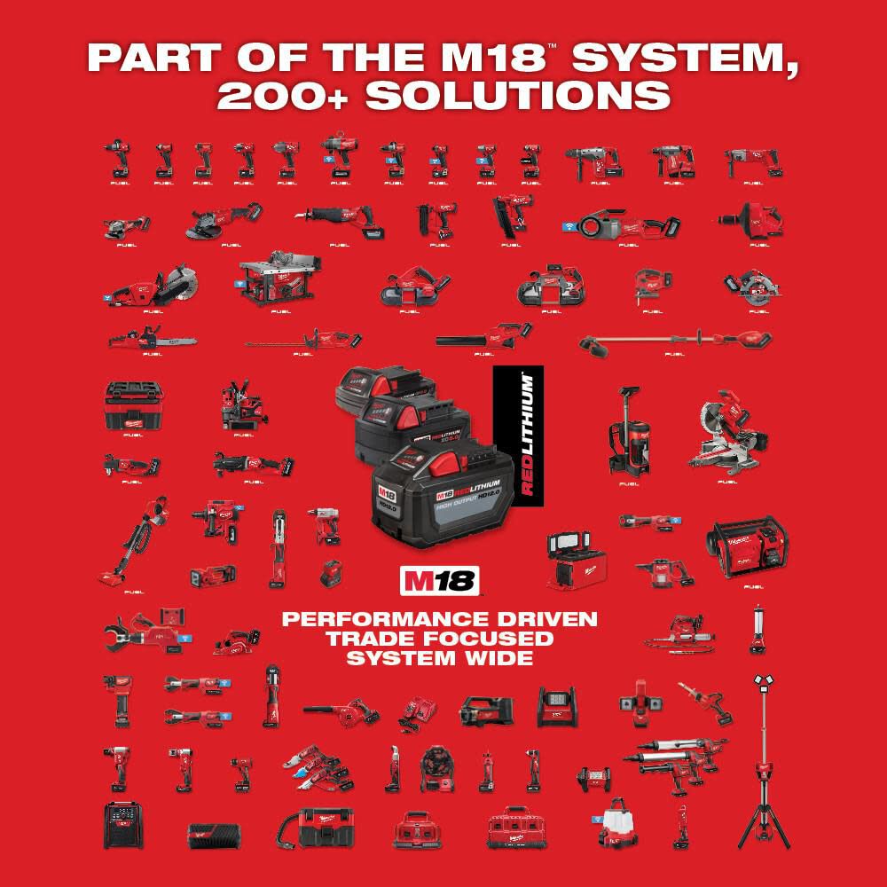 M18 FORCE LOGIC Long Throw Press Tool 1/2 in. to 1 in. Kit 2773-22L