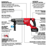 M18 FUEL 1 1/4 SDS Plus D Handle Rotary Hammer Kit with ONE KEY 2916-22