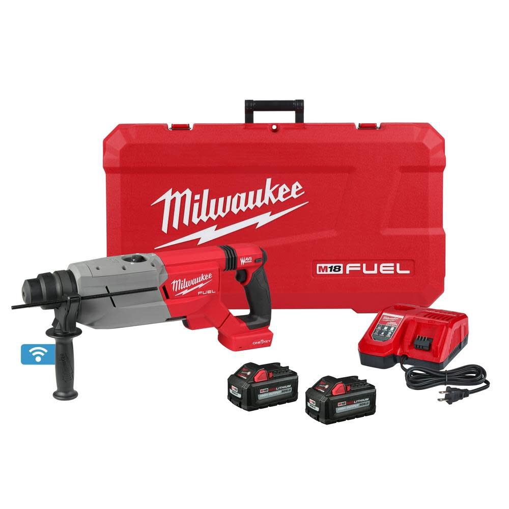 M18 FUEL 1 1/4 SDS Plus D Handle Rotary Hammer Kit with ONE KEY 2916-22