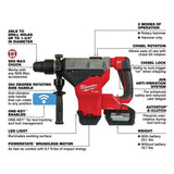 M18 FUEL 1 3/4inch SDS Max Rotary Hammer Kit 2718-22HD