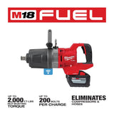 M18 FUEL 1 in. D-Handle High Torque Impact Wrench with ONE-KEY Kit 2868-22HD