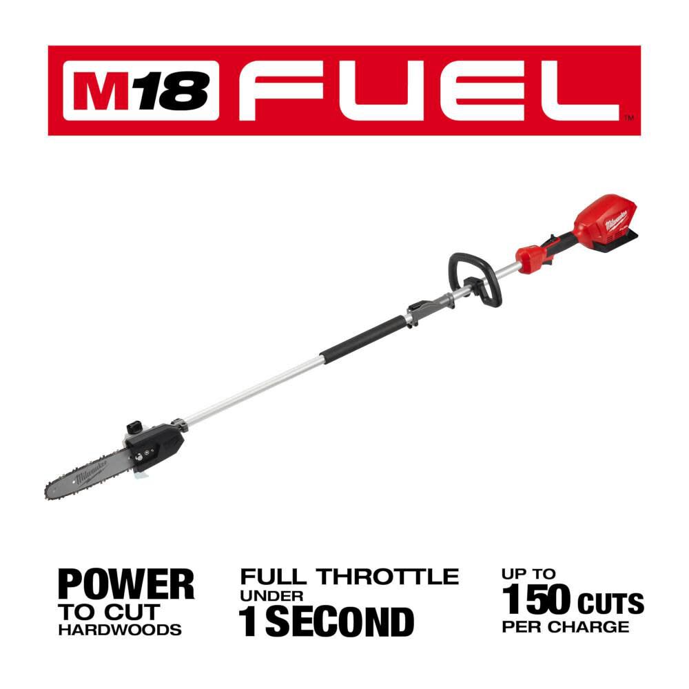 M18 FUEL 10inch Pole Saw (Bare Tool) with QUIK-LOK 2825-20PS