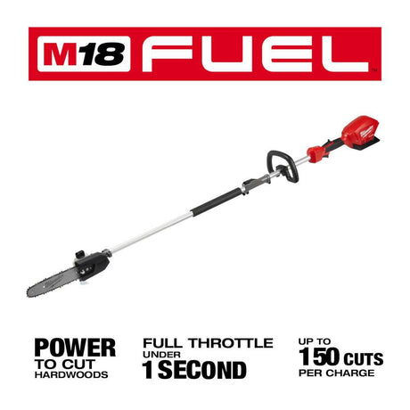 M18 FUEL 10inch Pole Saw (Bare Tool) with QUIK-LOK 2825-20PS