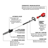 M18 FUEL 10inch Pole Saw (Bare Tool) with QUIK-LOK 2825-20PS