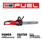 M18 FUEL 10inch Pole Saw Kit with QUIK-LOK & 16inch Chainsaw Bundle 2825-21PS-2727-20