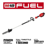 M18 FUEL 10inch Pole Saw Kit with QUIK-LOK & 16inch Chainsaw Bundle 2825-21PS-2727-20