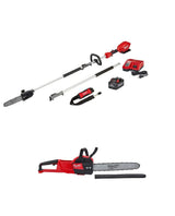 M18 FUEL 10inch Pole Saw Kit with QUIK-LOK & 16inch Chainsaw Bundle 2825-21PS-2727-20