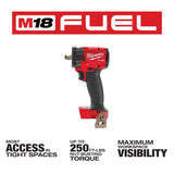 M18 FUEL 1/2 Compact Impact Wrench with Friction Ring (Bare Tool) 2855-20