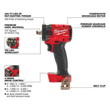 M18 FUEL 1/2 Compact Impact Wrench with Friction Ring (Bare Tool) 2855-20