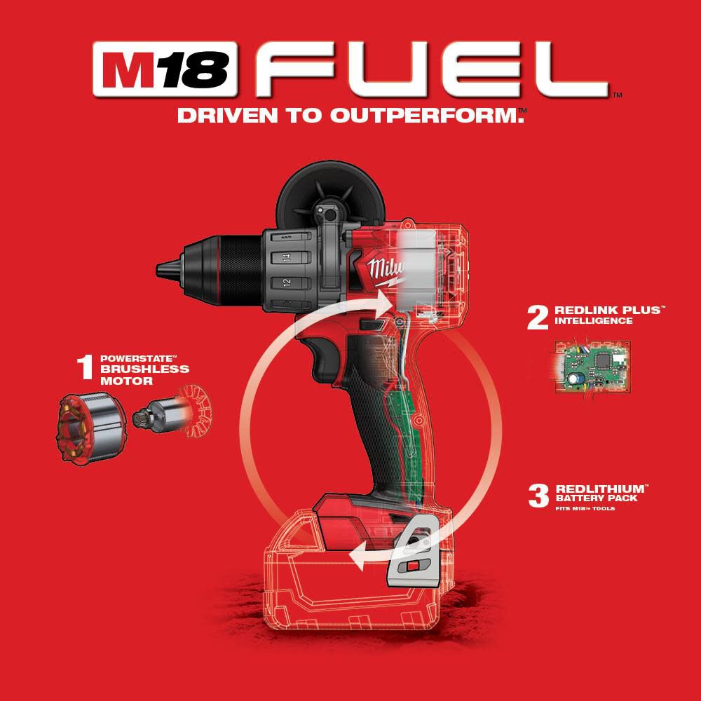 M18 FUEL 1/2 in. Drill Driver (Bare Tool) 2803-20