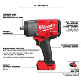 M18 FUEL 1/2 in High Torque Impact Wrench with Friction Ring (Bare Tool) 2967-20