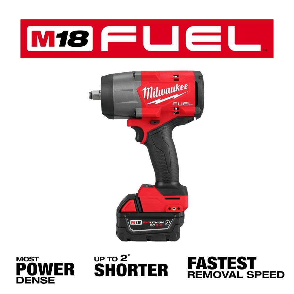 M18 FUEL 1/2 in High Torque Impact Wrench with Friction Ring Kit 2967-21B