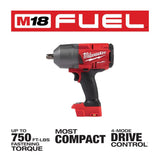 M18 FUEL 1/2 in. High Torque Impact Wrench with Pin Detent (Bare Tool) 2766-20