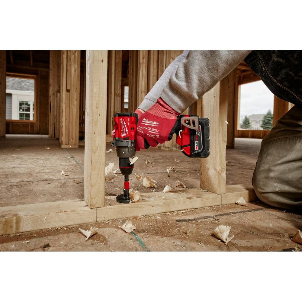 M18 FUEL 1/2 Inch Hammer Drill, 1/4 Inch Impact Driver & 4-1/2 Inch / 5 Inch Grinder Combo Kit Bundle 3697-22-2880-20