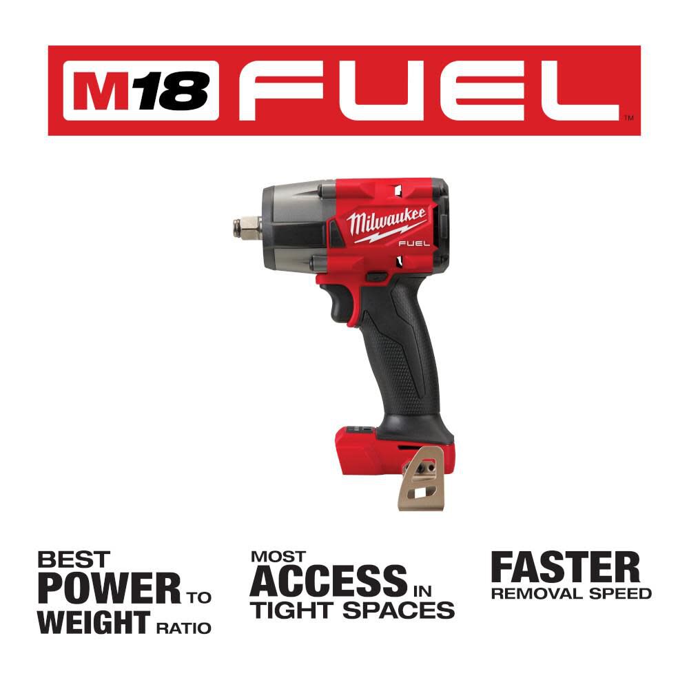 M18 FUEL 1/2 Mid-Torque Impact Wrench with Friction Ring (Bare Tool) 2962-20