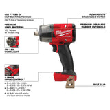 M18 FUEL 1/2 Mid-Torque Impact Wrench with Friction Ring (Bare Tool) 2962-20