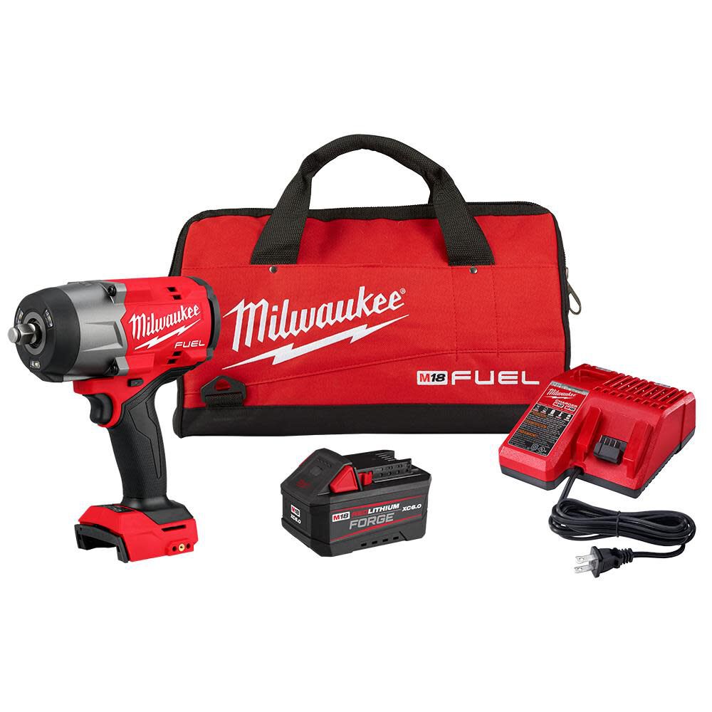 M18 FUEL 1/2in High Torque Impact Wrench with Friction Ring REDLITHIUM FORGE Kit 2967-21F