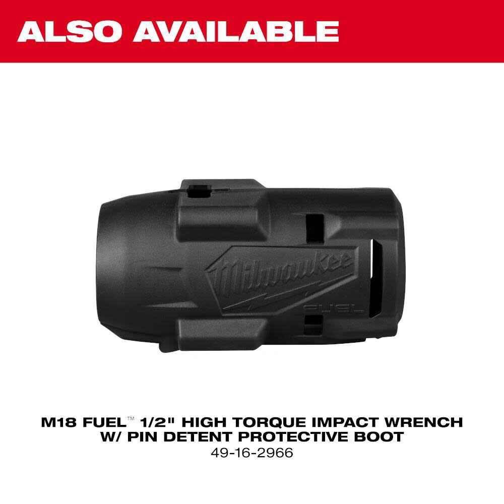 M18 FUEL 1/2in High Torque Impact Wrench with Pin Detent Kit 2966-22