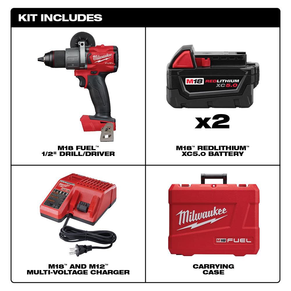 M18 FUEL 1/2inch Drill Driver Kit 2803-22