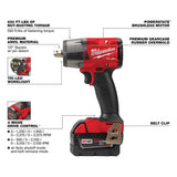 M18 FUEL 1/2inch Mid-Torque Impact Wrench with Pin Detent Kit 2962P-22R