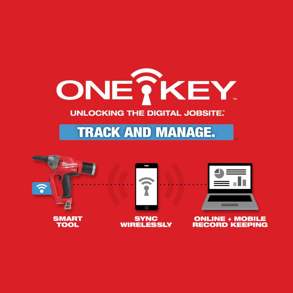 M18 FUEL 1/4inch Blind Rivet Tool with ONE-KEY (Bare Tool) 2660-20