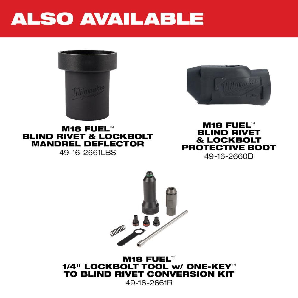 M18 FUEL 1/4inch Lockbolt Tool with ONE-KEY 2661-20