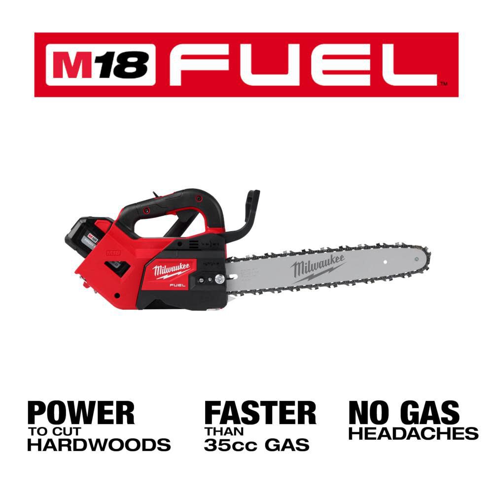 M18 FUEL 14inch Top Handle Chainsaw 2 Battery Kit 2826-22T