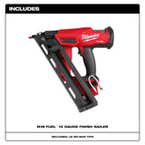 M18 FUEL 15 Gauge Finish Nailer Bare Tool 2839-20