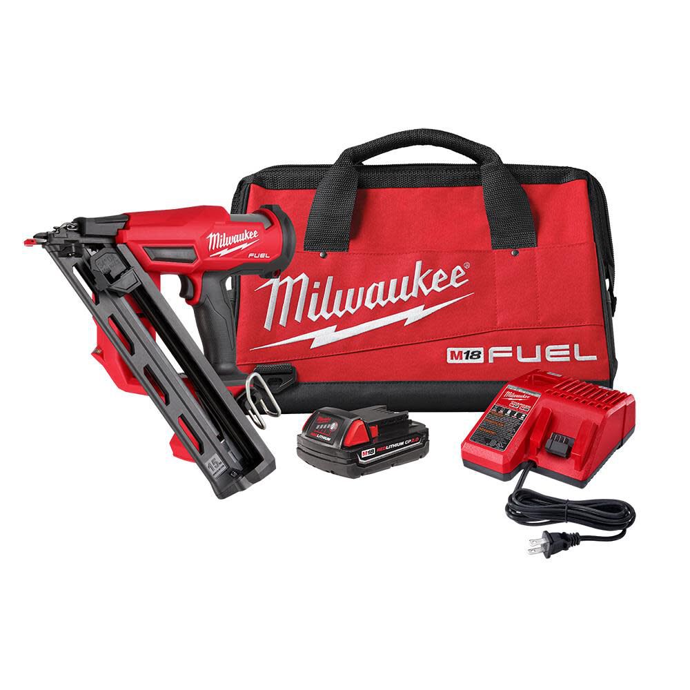 M18 FUEL 15 Gauge Finish Nailer Kit 2839-21CT